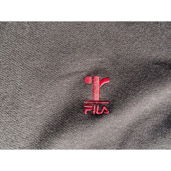 Thomas Reynolds Collection By Fila Men Large Black Sweater Knit High collar - Picture 5 of 12